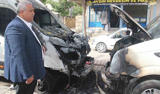 Şanlıurfa'da aynı mahallede 9 araç kundaklandı