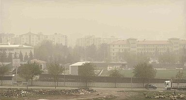 Şanlıurfa'da ve ilçelerinde toz taşınımı hayatı olumsuz etkiliyor