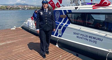 Şehit babasının ismini taşıyan botta görev yapacak