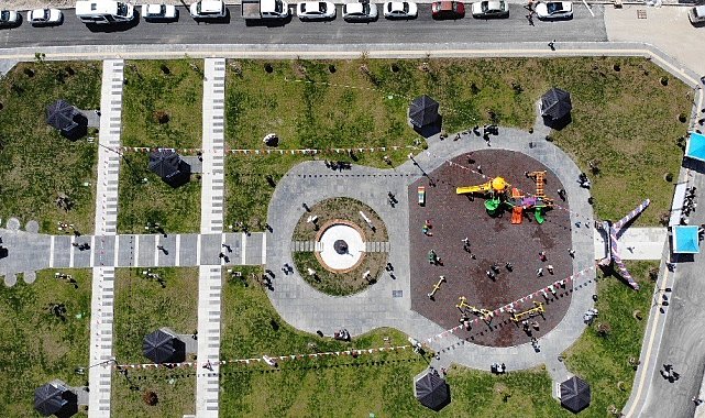 Şehit öğretmen Aybüke Yalçın'ın isminin verildiği müzik temalı park törenle açıldı
