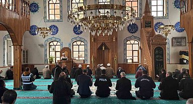 Şehit polis memurları için mevlit okutuldu