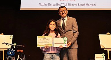 "Sıfır Atık Sonsuz Sanat" yarışmasında genç yetenekler ödüllerini aldı