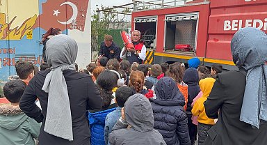 Siirt'te öğrencilere yangın tatbikatı yapıldı