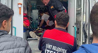 Siirt'te trafik kazası: 2 yaralı