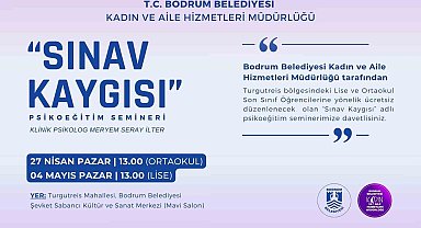 Sınav kaygısı konulu seminer düzenlenecek