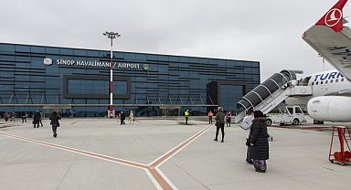 Sinop Havalimanı, mart ayında 22 binden fazla yolcuya hizmet verdi