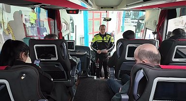 Sinop'ta şehirlerarası otobüs denetimleri