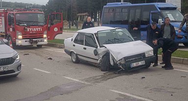 Sinop'ta trafik kazası: 2 yaralı