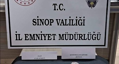 Sinop'ta uyuşturucu ve silah operasyonu: 5 şüpheli hakkında işlem başlatıldı
