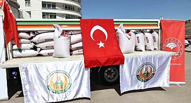 Sivas'ta çiftçilere 285 ton nohut tohumu dağıtıldı