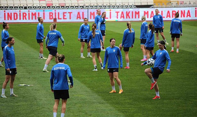 Slovenya Kadın Milli Takımı, Türkiye maçına hazır