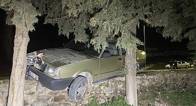 Sürücüsü kalp krizi geçiren otomobil ağaca çarptı: 1 ölü