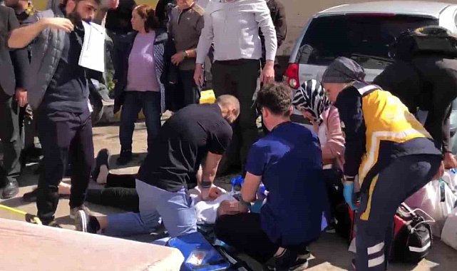 Taburcu olduğu hastanenin önünde kalbi durdu, kalp masajı ile hayata döndü