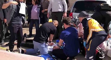 Taburcu olduğu hastanenin önünde kalbi durdu, kalp masajı ile hayata döndü