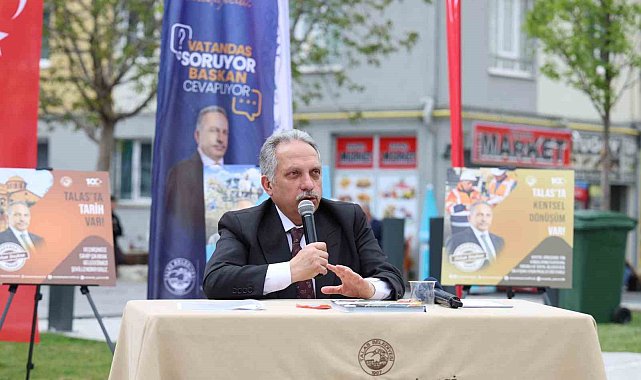 Talas'ta vatandaş soruyor, Başkan Yalçın Dedeoğlu Parkı'nda cevaplıyor