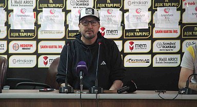 Taner Taşkın: "Toplam 6 puanlık bir maç aldık"