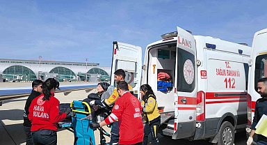 Tatvan'da tedavi gören hasta, uçak ambulansla Ankara'ya sevk edildi