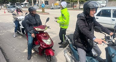 Tavşanlı'da motosiklet denetimleri sıklaştı