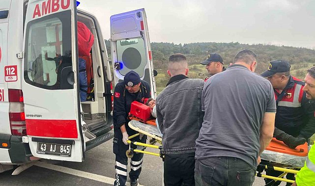 Tavşanlı'da trafik kazası 1 yaralı