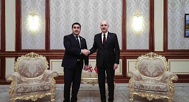 TBMM Başkanı Kurtulmuş, Gürcistan Parlamento Başkanı Papuashvili ile görüştü