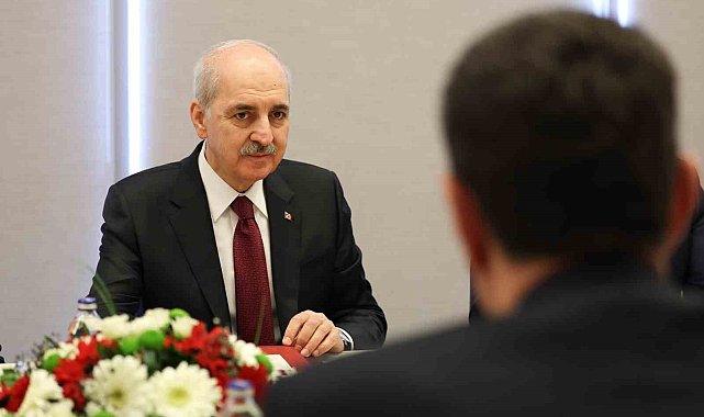 TBMM Başkanı Kurtulmuş, İstanbul'da Ürdün Temsilciler Meclisi Başkanı Safadi ile görüştü