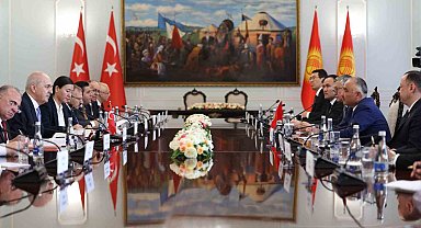 TBMM Başkanı Kurtulmuş, Kırgızistan Parlamento Başkanı Uulu ile görüştü