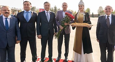 TBMM Başkanı Kurtulmuş Kırgızistan'da