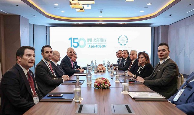 TBMM Başkanı Kurtulmuş, Mısır Temsilciler Meclisi Başkanı El Gebali ile görüştü