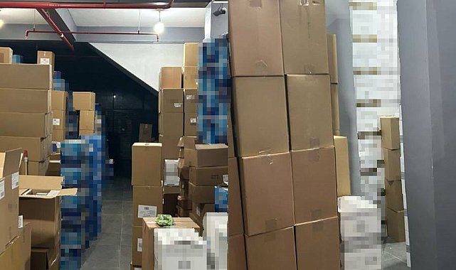 Tekirdağ'da 15 milyon 960 bin adet boş makaron ele geçirildi