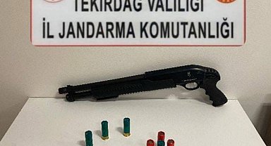 Tekirdağ'da jandarmadan ruhsatsız silah operasyonları