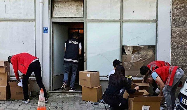 Tekirdağ'da kaçak tütün operasyonu