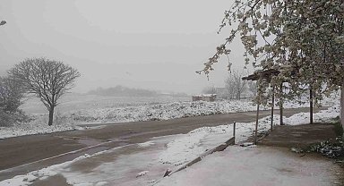Tekirdağ'da kar yağışı