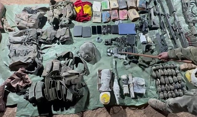 Teröre Pençe-Kilit darbesi: Çok sayıda silah ve mühimmat ele geçirildi