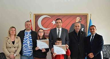 THK Söğüt'e teşekkür belgelerini takdim etti