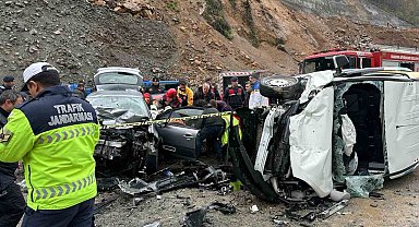 Trabzon'da trafik kazası: 7 yaralı