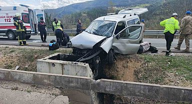 Trafik kazalarında 3 kişi yaralandı