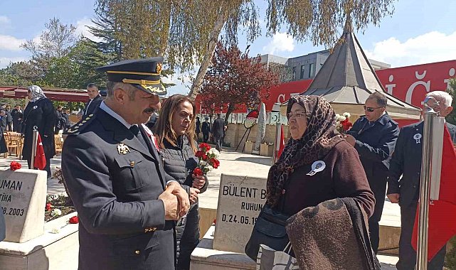 Türk Polis Teşkilatı'nın 180'inci yıl dönümünde şehitler anıldı
