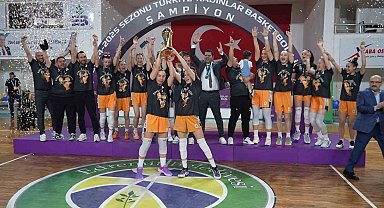 Türkiye Kadınlar Basketbol Ligi'nde şampiyon Ferhatoğlu Edremit Belediyesi Gürespor