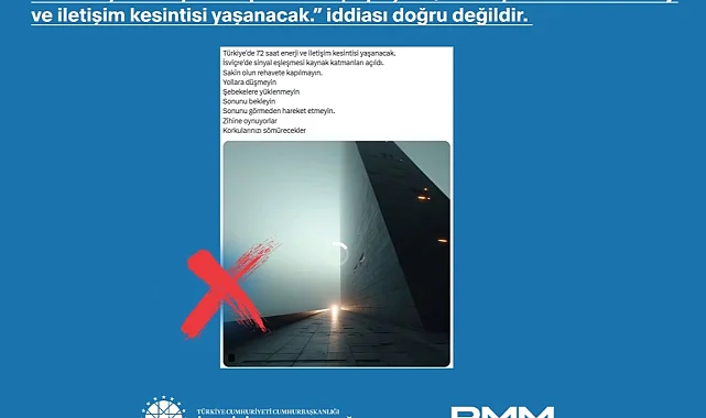 Türkiye'de 72 saat enerji kesintisi yaşanacak iddiaları yalanlandı