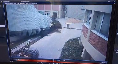 Tuzla'da arıtma tesisindeki patlama anı güvenlik kamerasına yansıdı