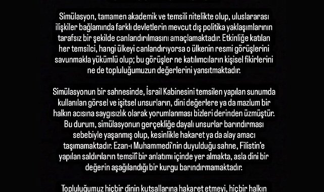 Uludağ Üniversitesi'nden 'ezan ve Filistin' açıklaması