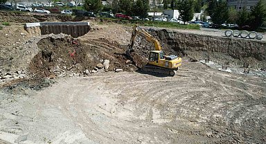 Umuttepe cami ve otoparkında çalışmalar başladı