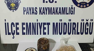 Uyuşturucu hapı macun içerisinde kavanozda sakladı