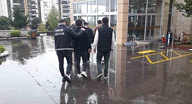 Uyuşturucu taciri 3 şüpheli yakalanıp tutuklandı