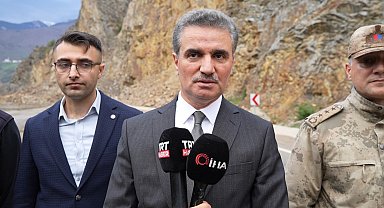 Vali Aydın Baruş: "Torul-Kürtün yolu uzun bir süre kullanılamayabilir"