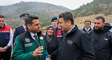 Vali Aygöl'den Samrı Barajı'na yakın mercek