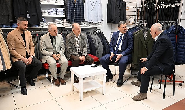 Vali Çiftçi, esnafı ziyaret etti