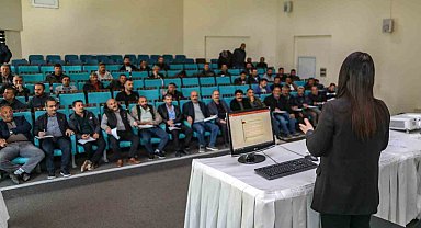 Van Büyükşehir Belediyesi personeline "İş Sağlığı ve Güvenliği" eğitimi