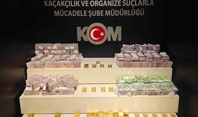 Van'da 66 kilo altın ve suç geliri yüklü miktarda para ele geçirildi