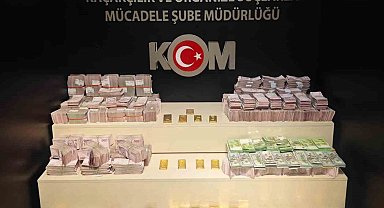 Van'da 66 kilo altın ve suç geliri yüklü miktarda para ele geçirildi